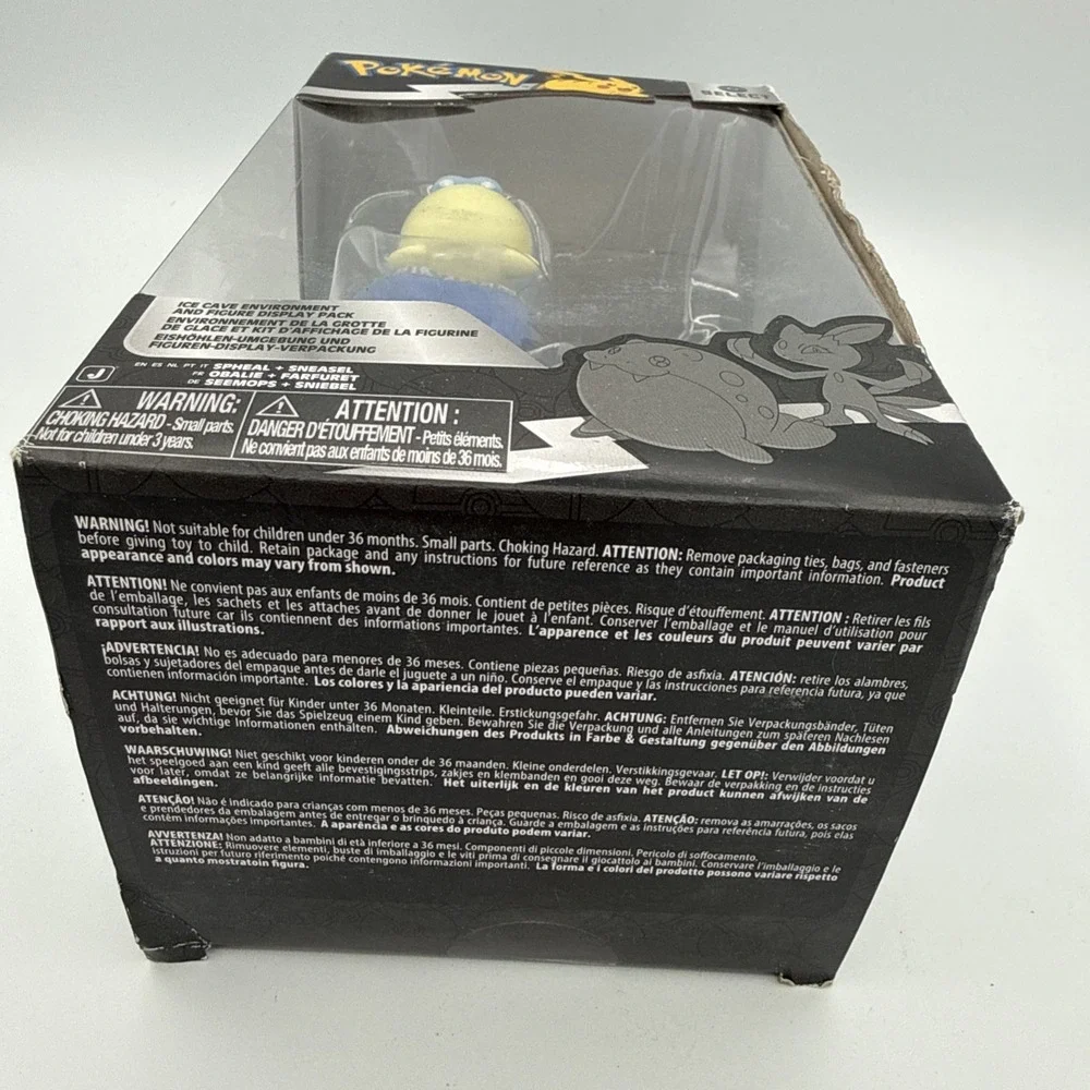 Pokemon Select Ice Cave Environment Pack Spheal Sneasel Figure Series 7 In‎ Hand